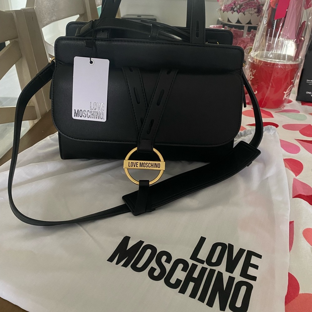 Love Moschino Black Tote purse